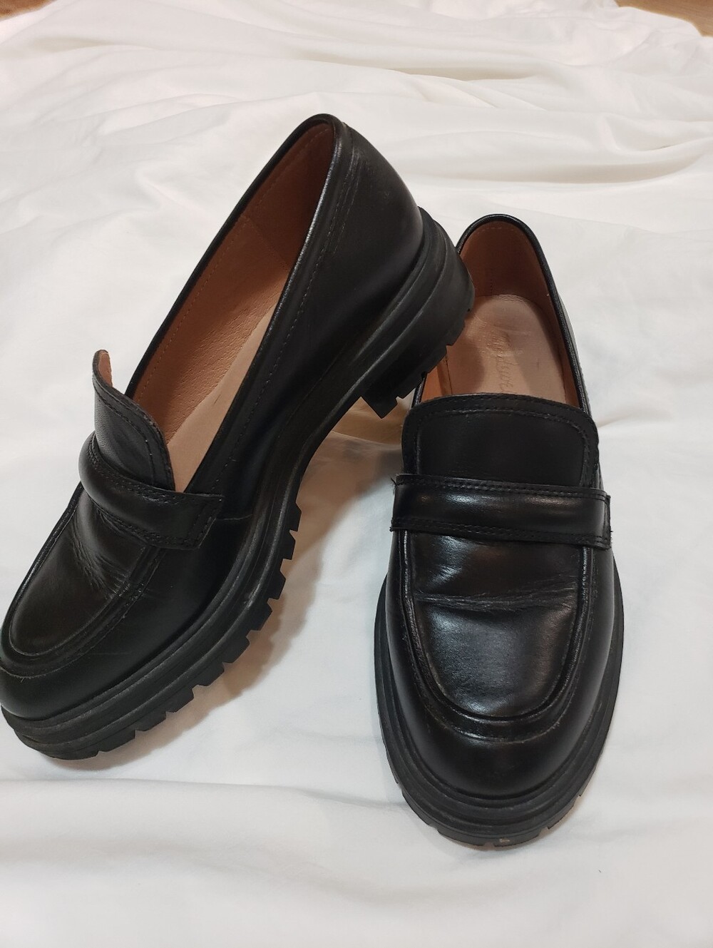 Madewell The Bradley Lugsole True Black Loafer 8.5